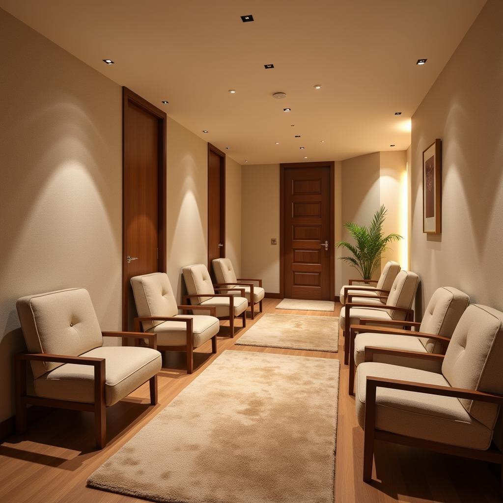 Peaceful relaxation area at Ahi Spa Khar