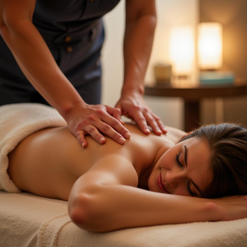 Relaxing Ahi Spa Massage Therapy