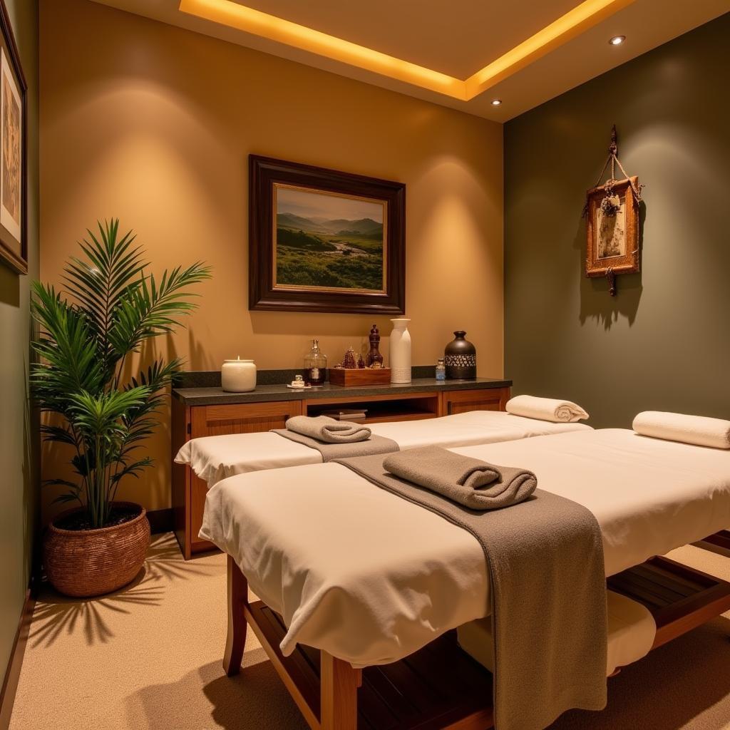 Tranquil Treatment Room at Airai Water Paradise Hotel Spa