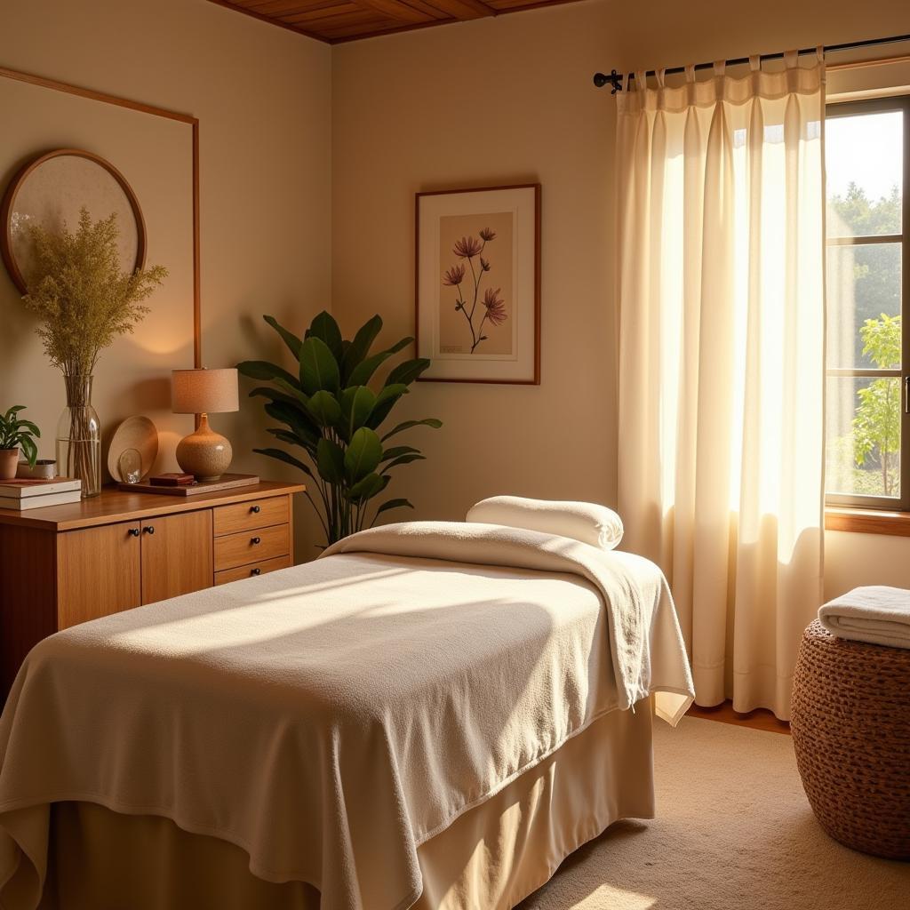 Relaxing Alce Spa Treatment Room