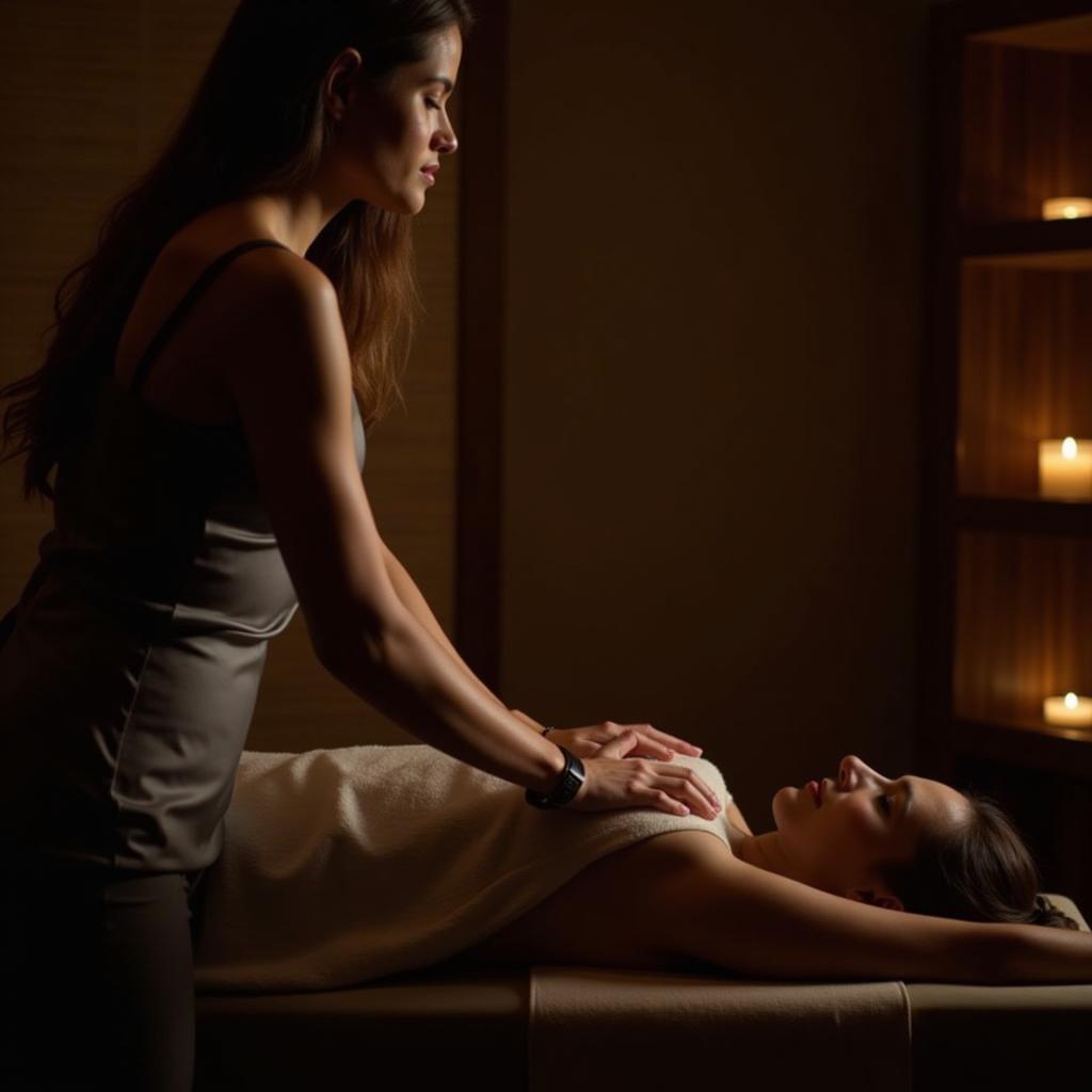 Massage Therapy at Aloft Chennai Spa