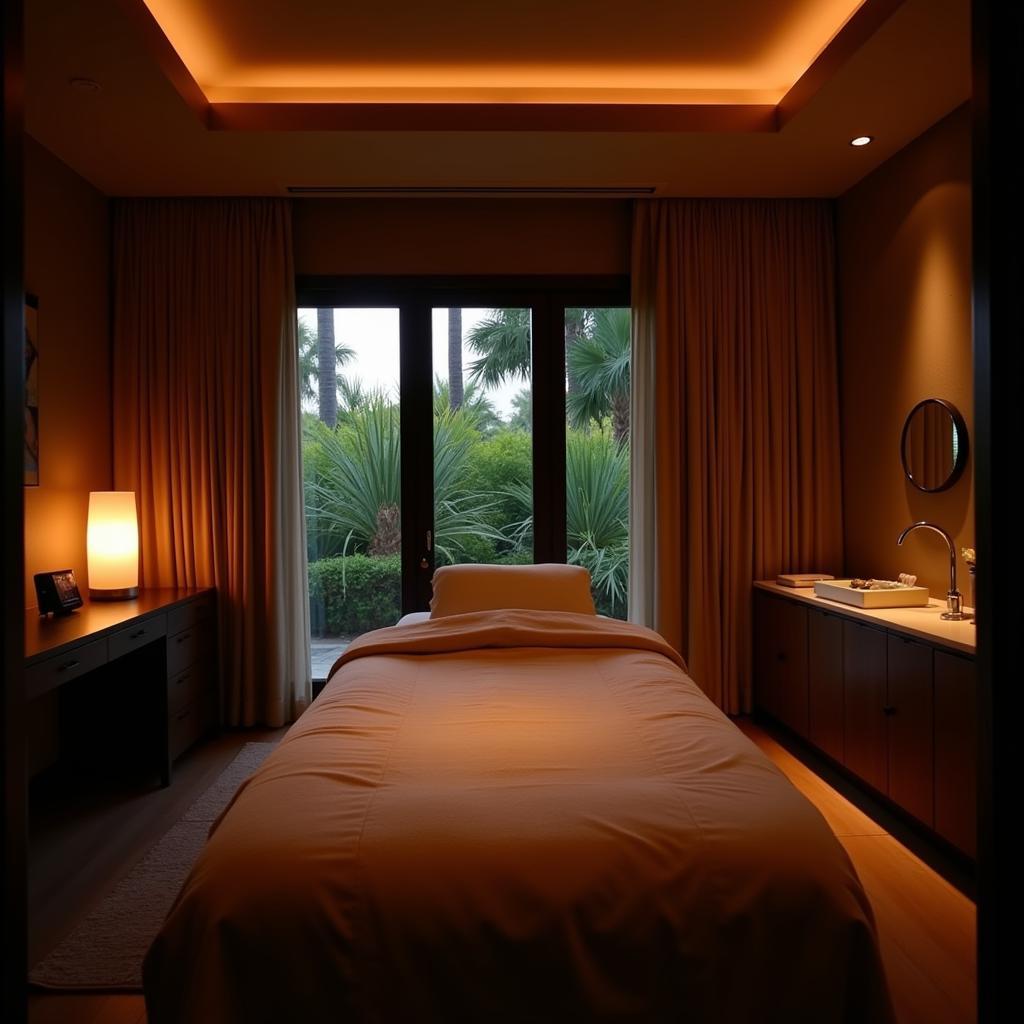 Luxurious Treatment Room at Anantara Spa Dubai