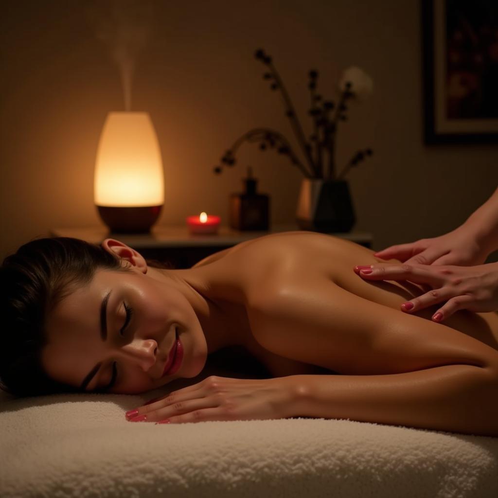 Relaxing massage at an Ancaster spa