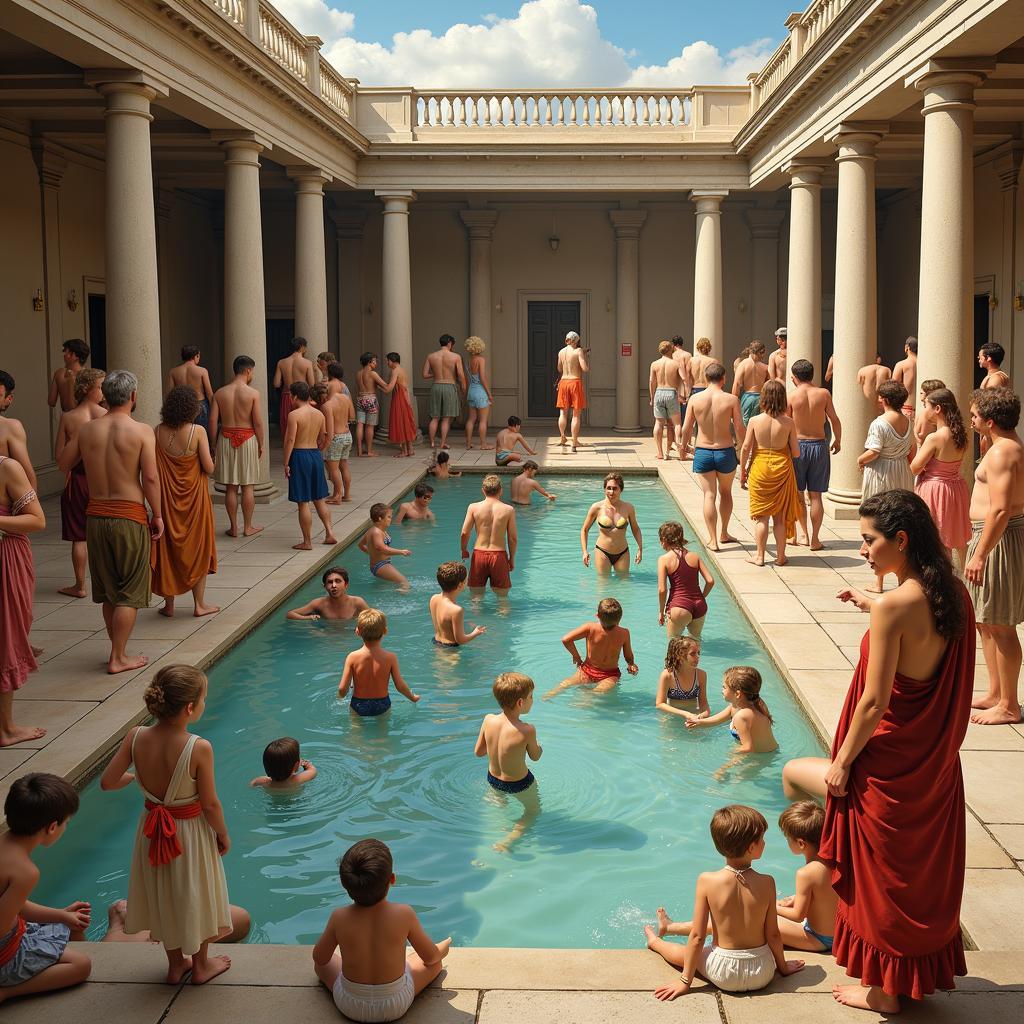 Ancient Greek Baths - A Social Hub for Health and Relaxation