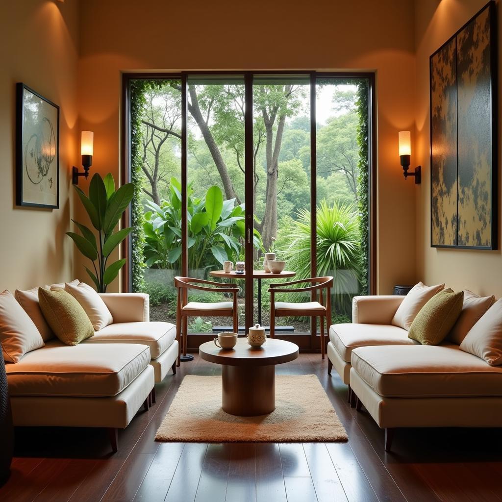 Angdai Spa Bandra Relaxation Area