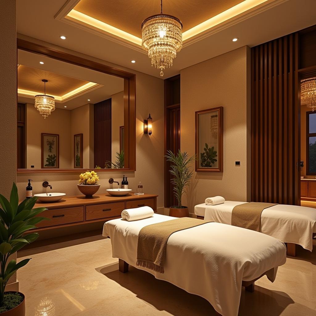 Serene Interior of Anjushree Spa Ujjain