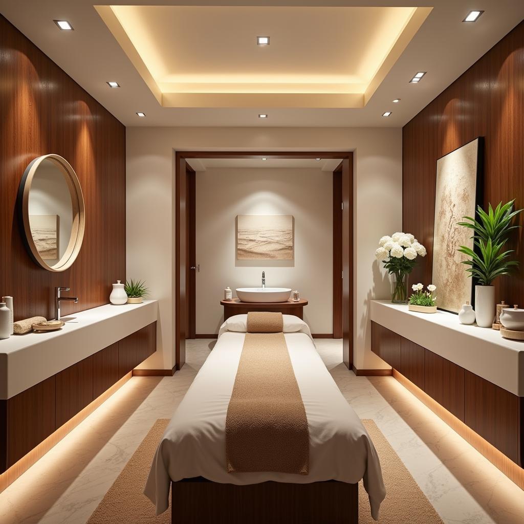 Luxurious Spa Treatment Room at Aqua Mirage