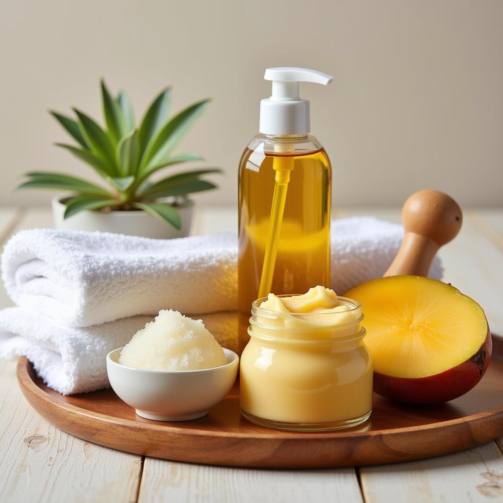 Argan Oil and Mango Butter Spa Products