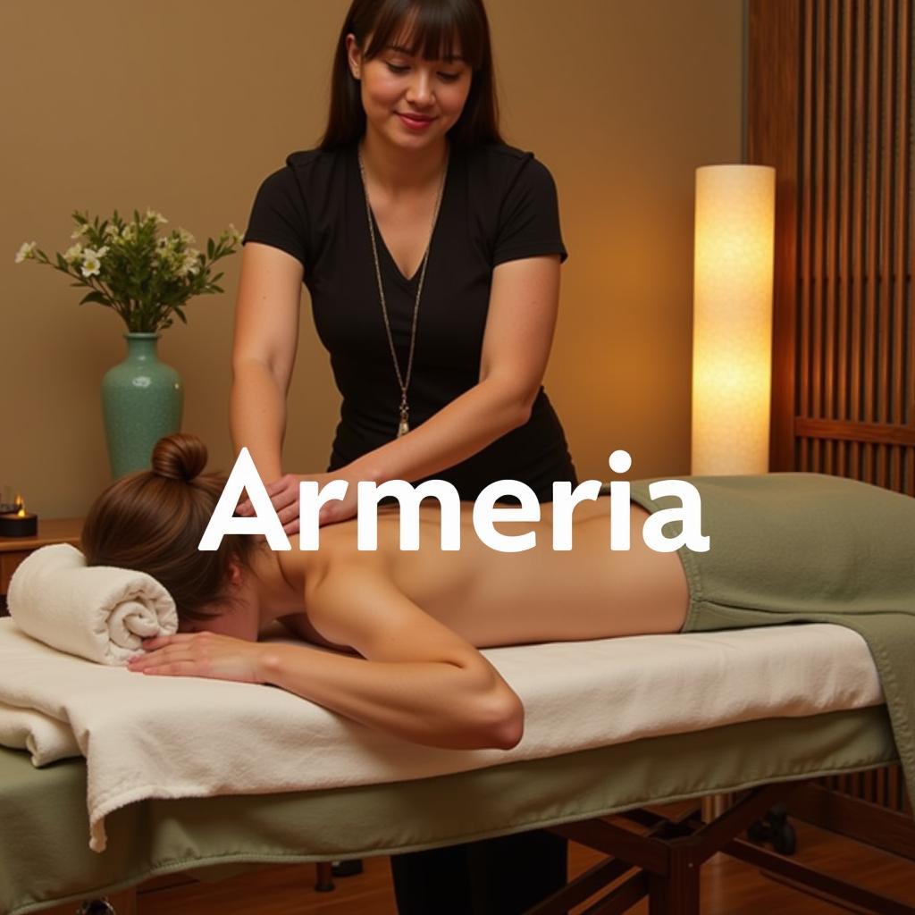 Massage therapy at Armeria Real Luxury Spa