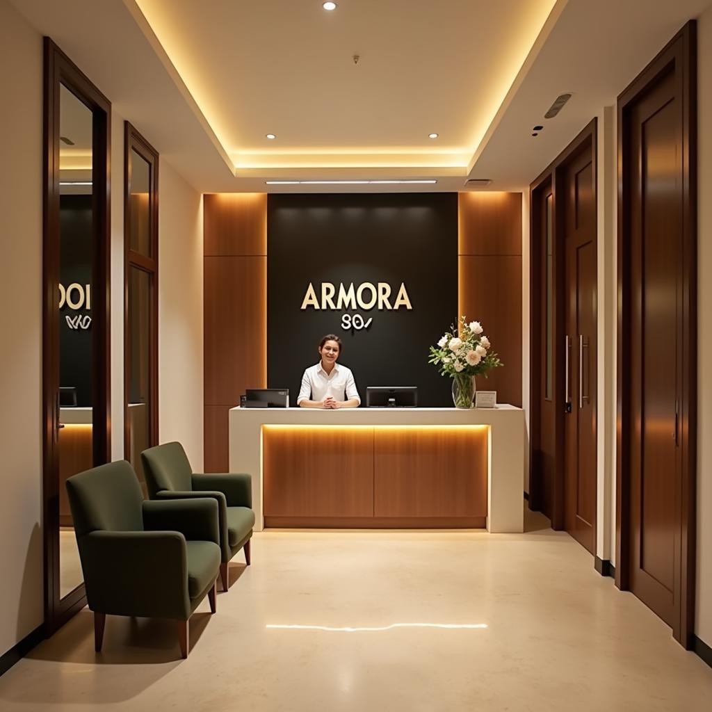 Armora Spa Borivali Reception Area