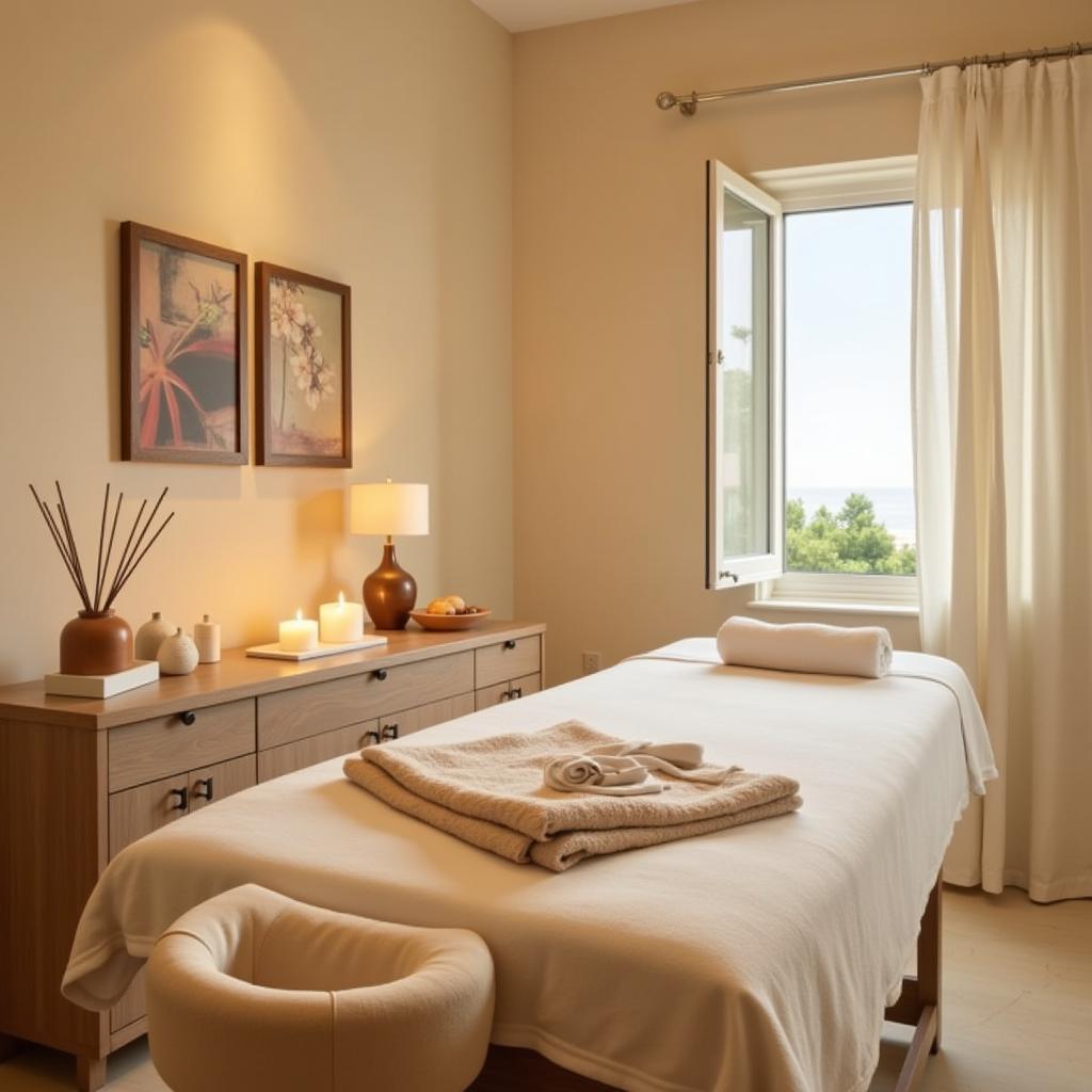 Tranquil Treatment Room at Aruba Spa