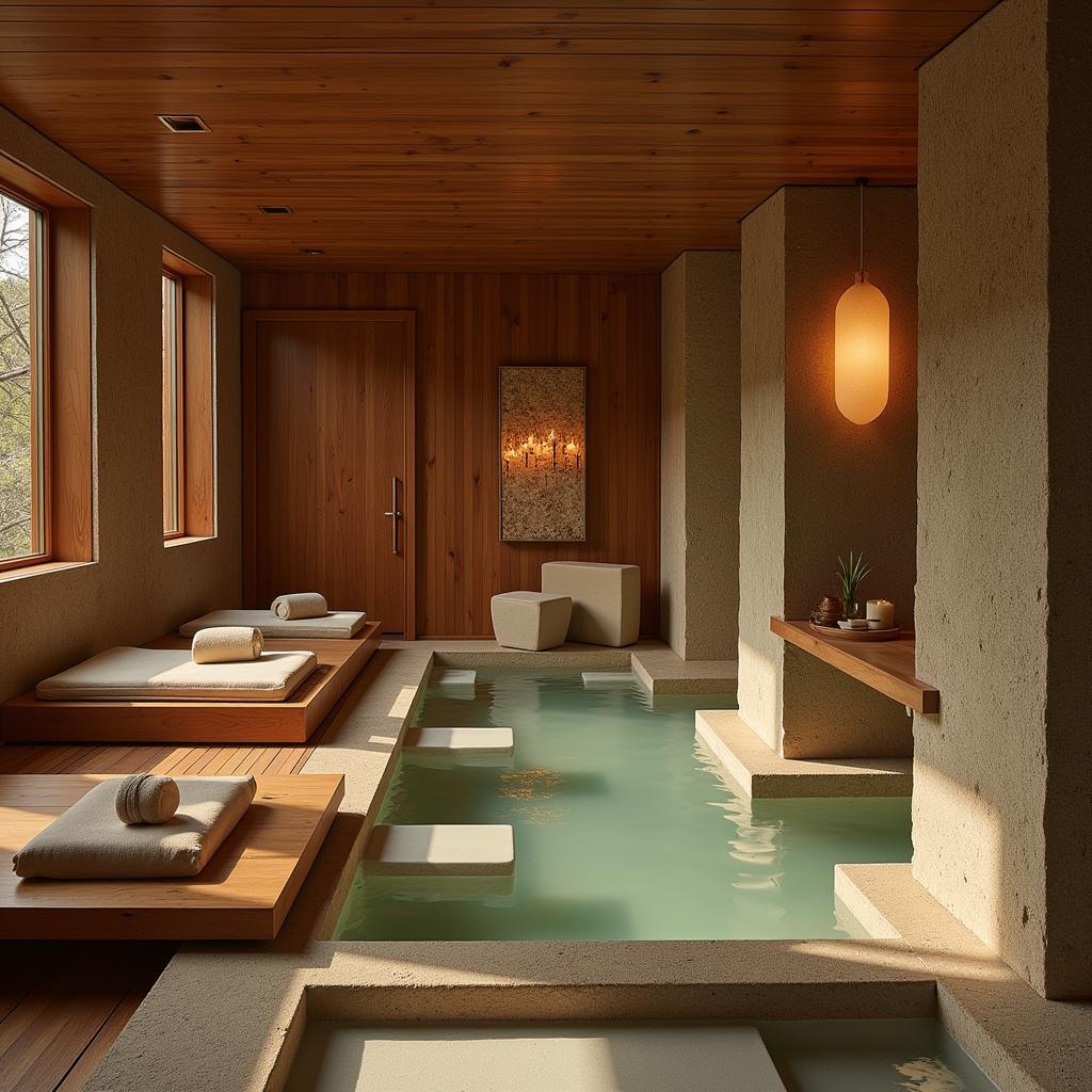 Tranquil Asian Spa Setting