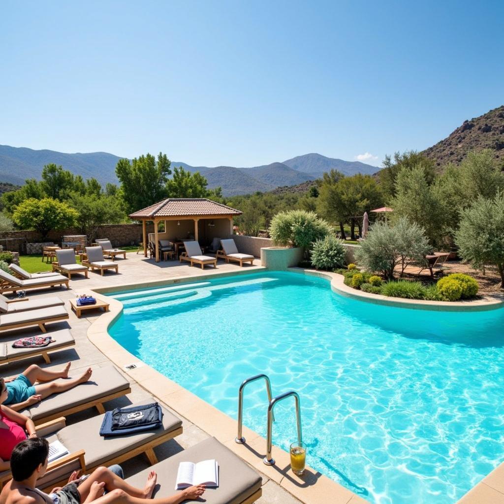 Inviting Pool Area at Assos Dove Hotel