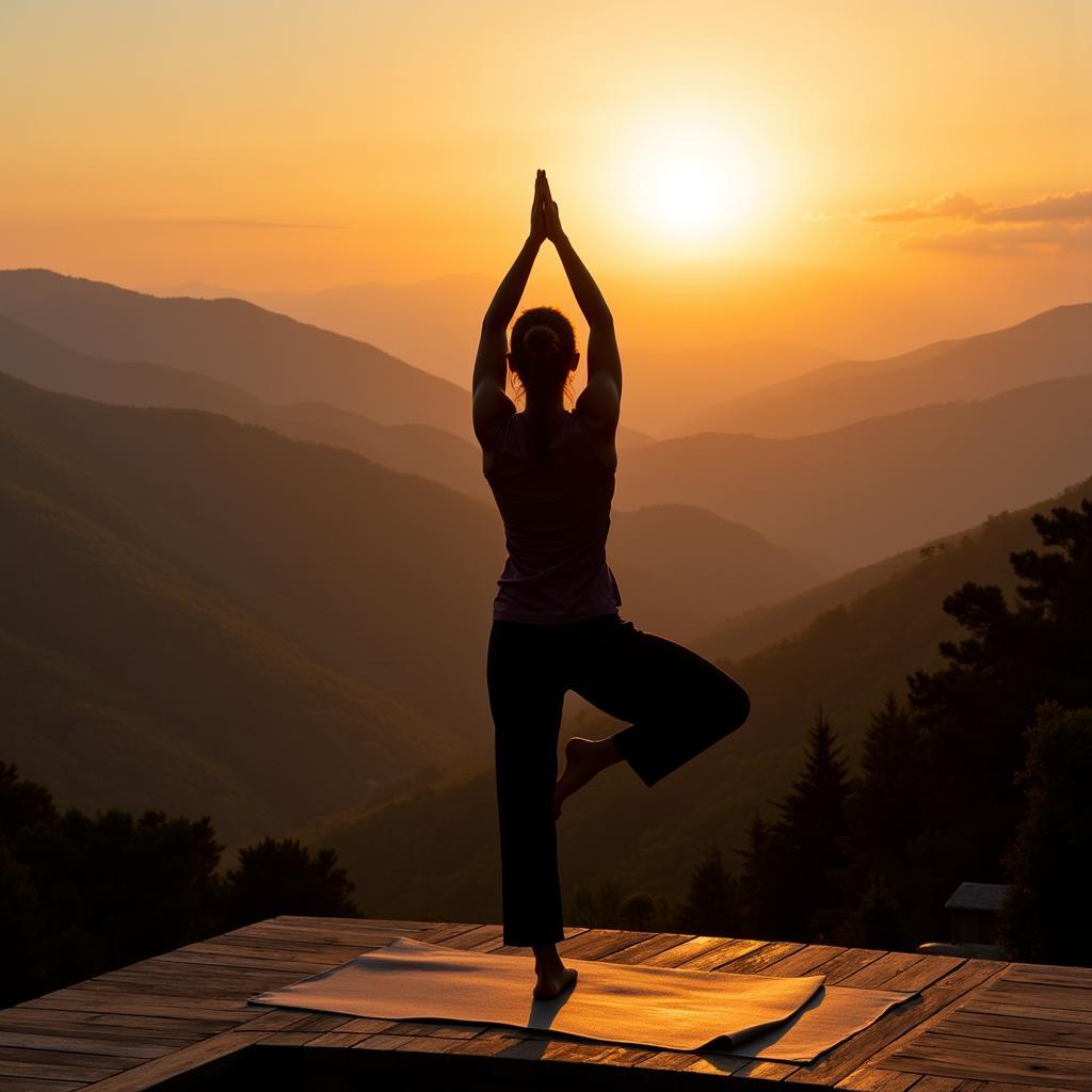 Yoga and Meditation at Sunrise