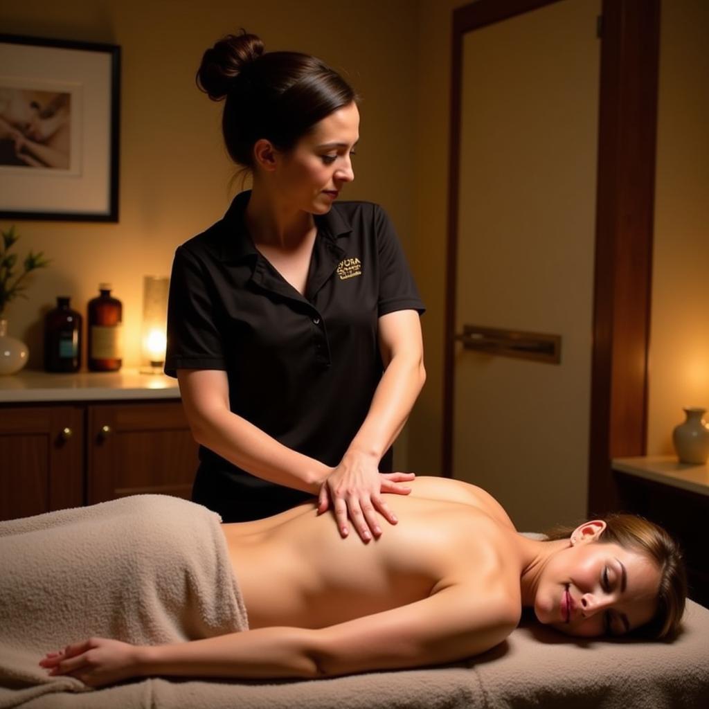 Relaxing Massage at Aura Day Spa Patiala