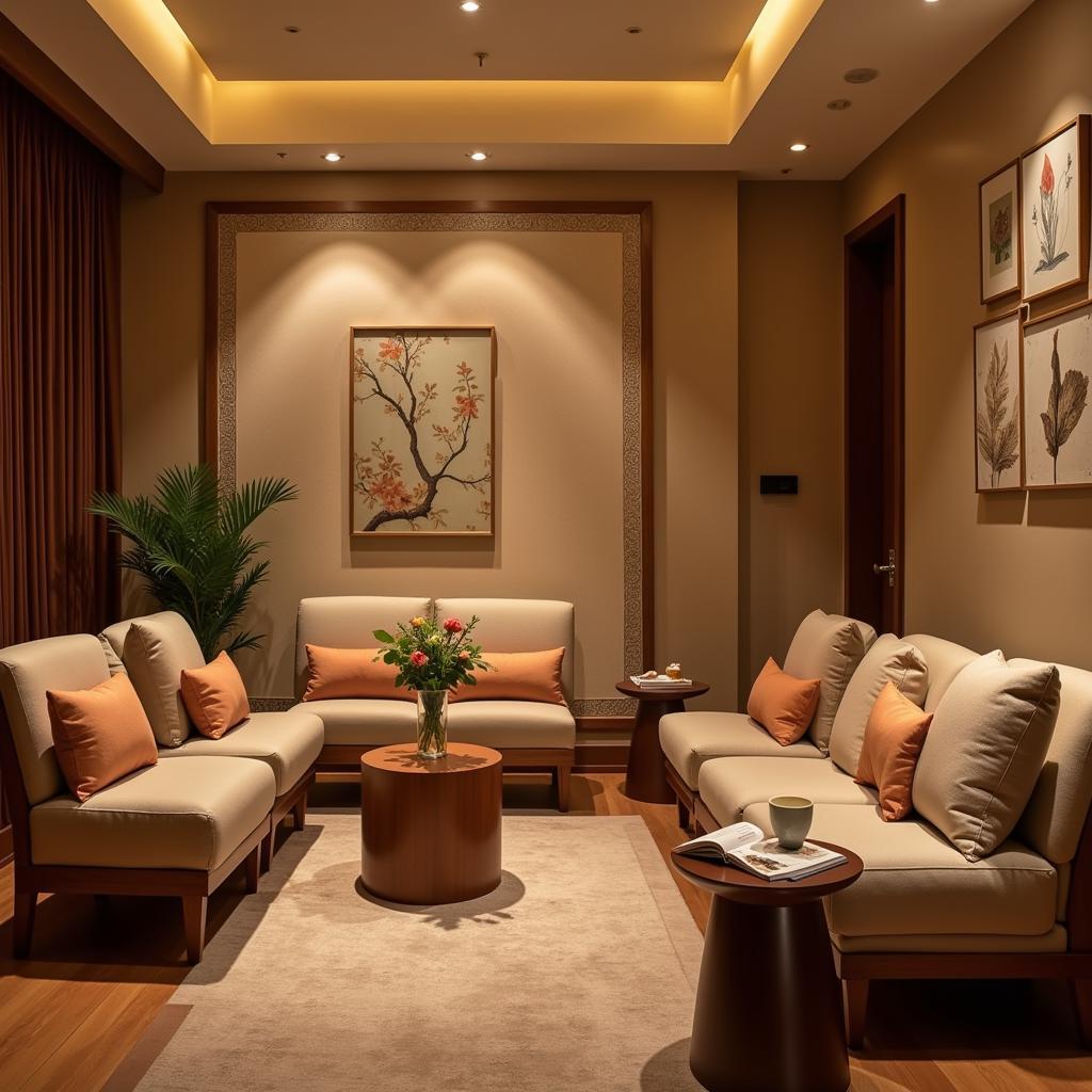 Relaxation Area at Aura Spa Bangalore