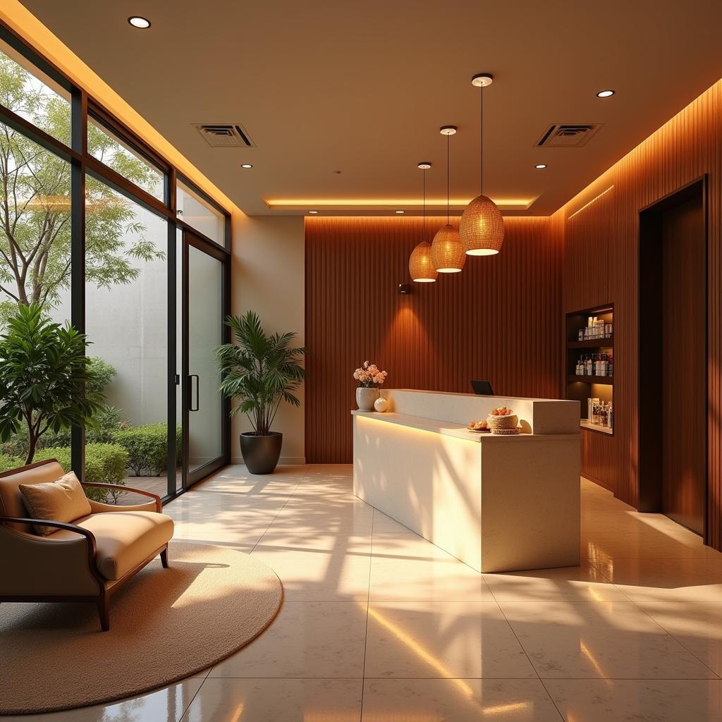 Aura Spa Chembur Reception Area