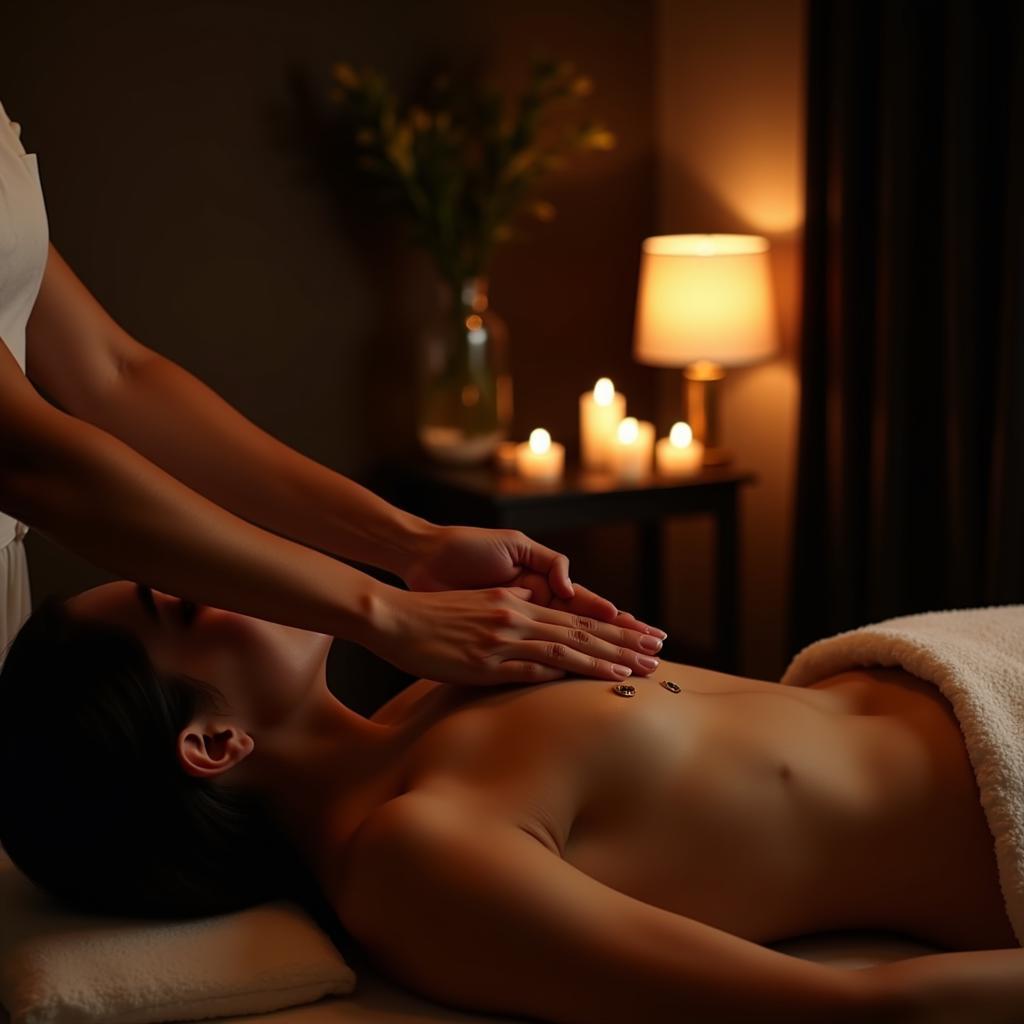 Aura Spa Treatment Focusing on Energy Healing