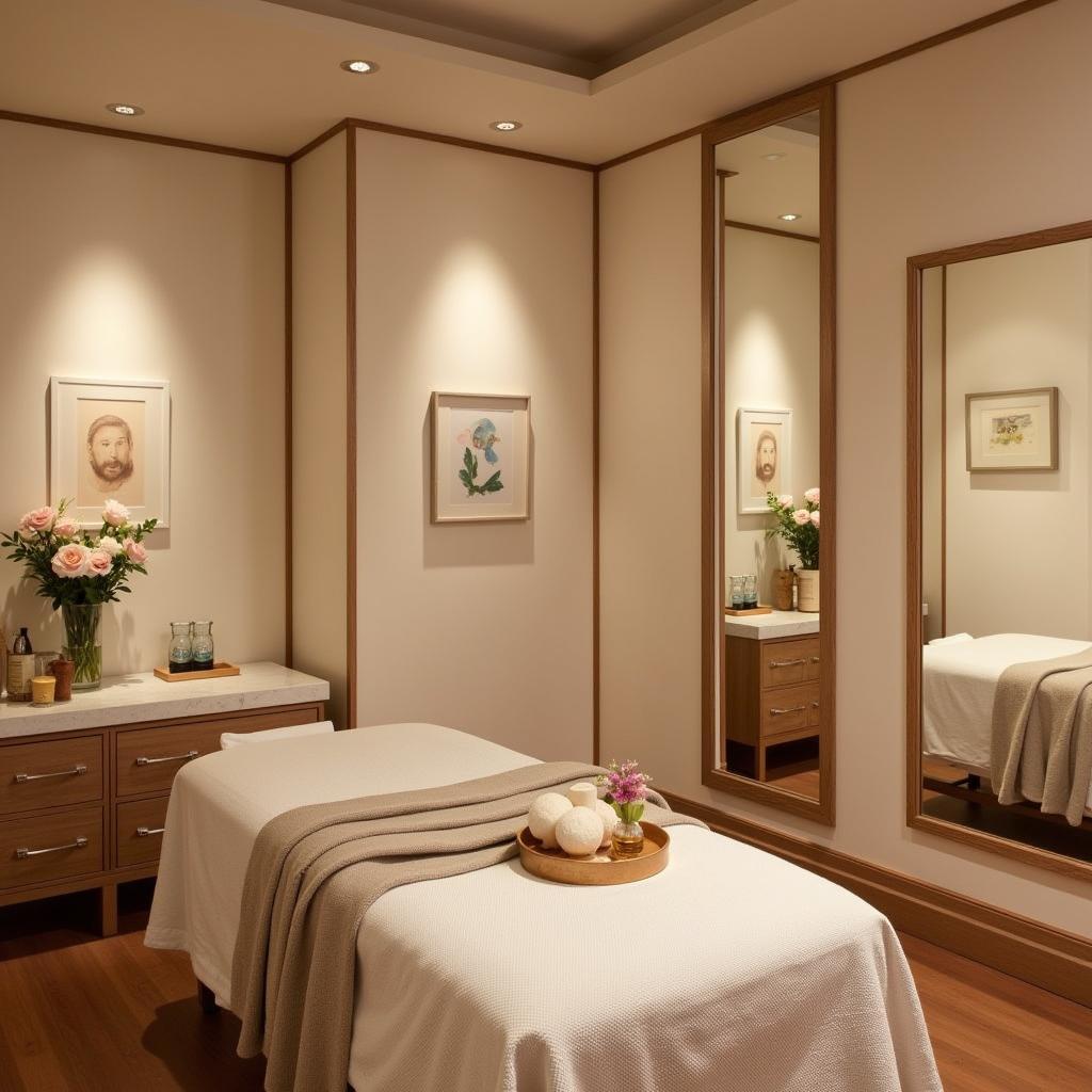 Tranquil Treatment Room at Aura Spa U Street