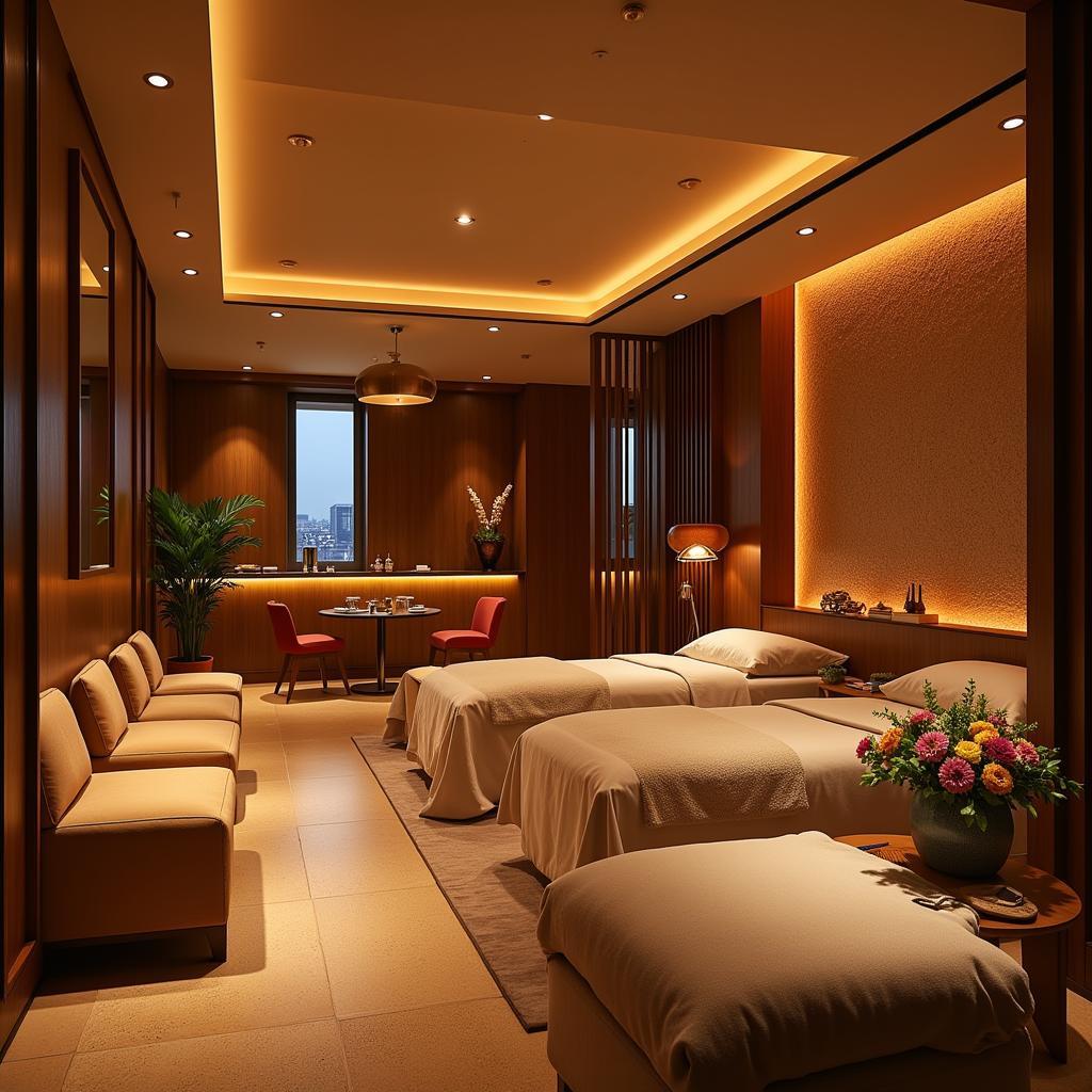 Serene Interior of Aura Thai Spa