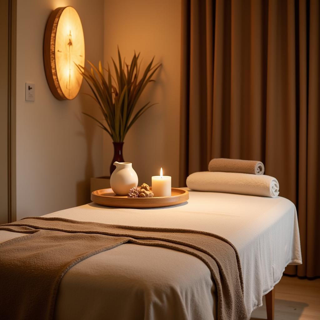 Spa treatment room at Aurora Luxury Hotel & Spa