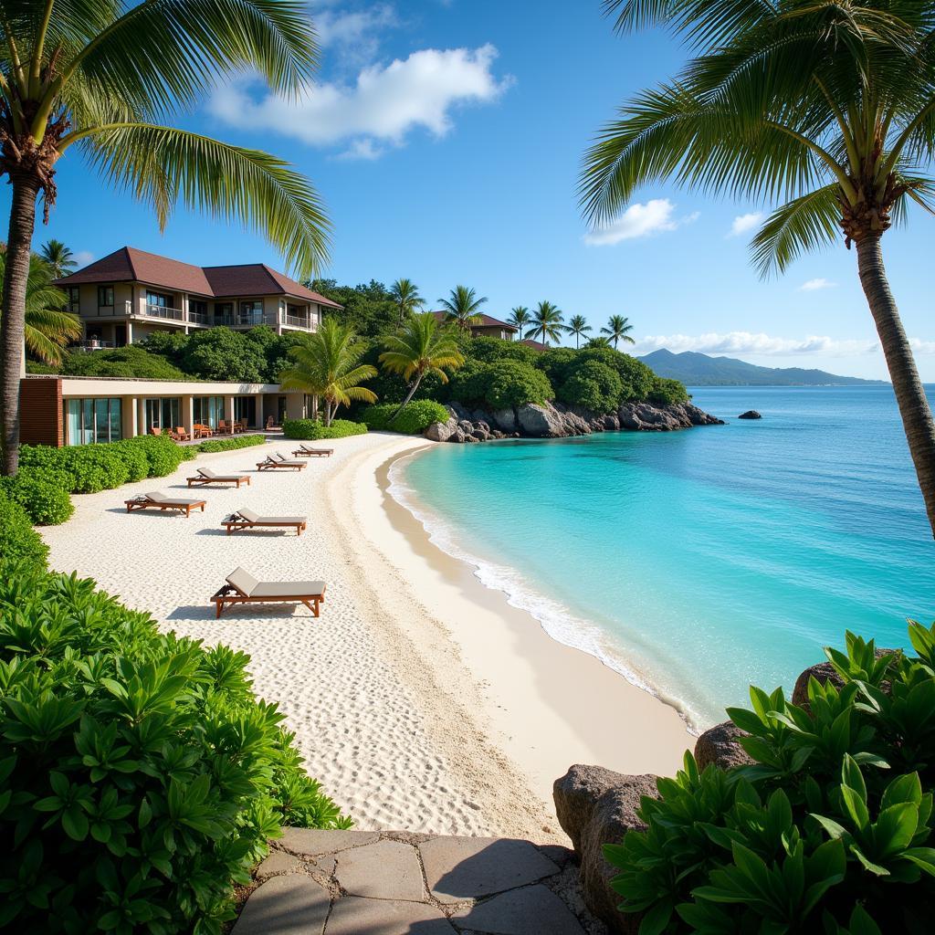 Avani Resort Seychelles Beachfront View