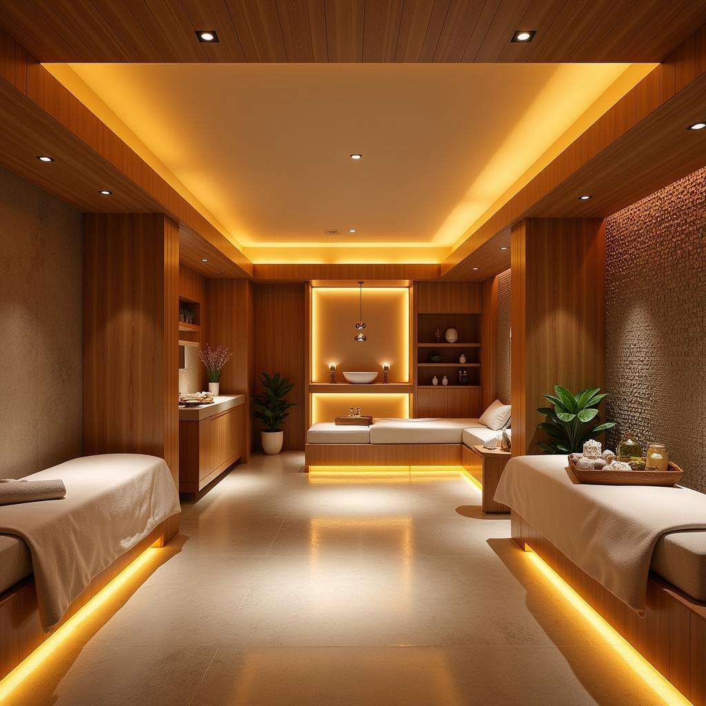 Serene Interior of Avenue Spa Navi Mumbai