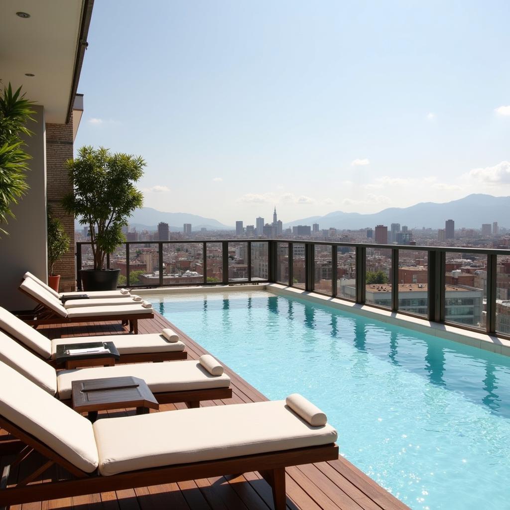 Axel Hotel Barcelona Rooftop Terrace