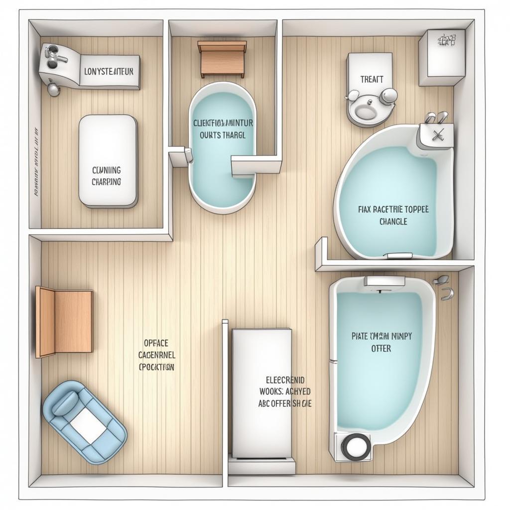 Baby Spa with Functional Layout and Separate Zones