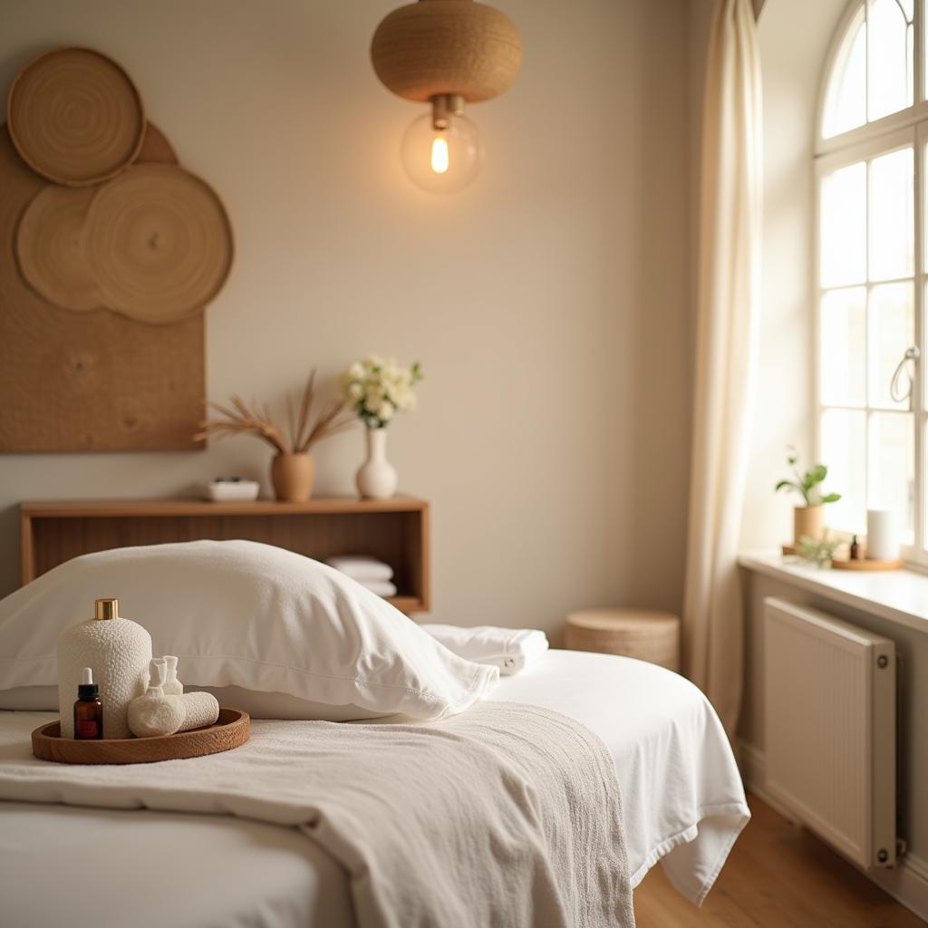 Tranquil Treatment Room at a Blanc Spa