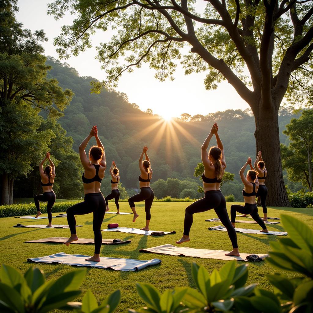 Yoga Class at Bliss Ubud Spa Resort