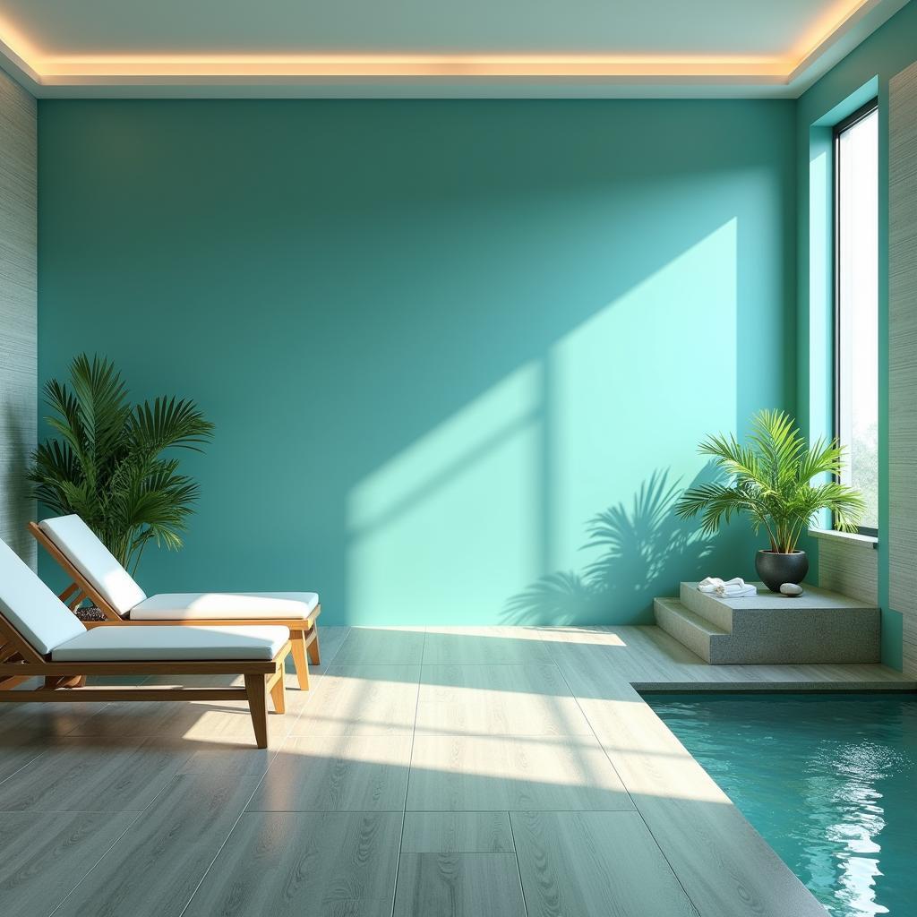 Blue Spa Relaxation Area