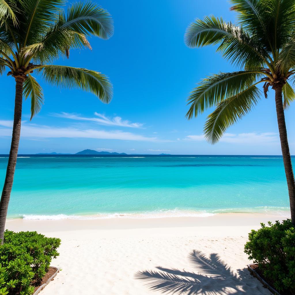 Stunning Beachfront View at Bluebay Muine Resort