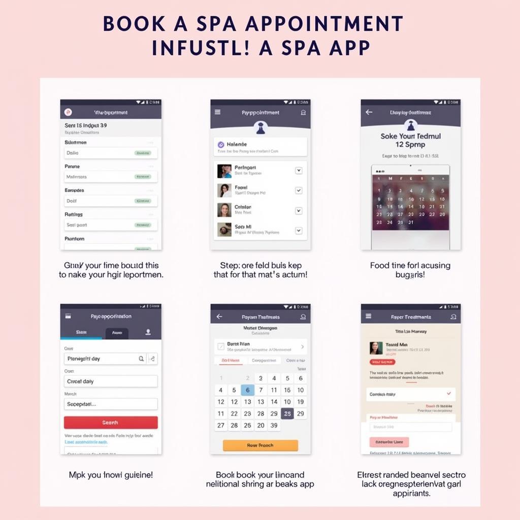 Booking a Spa Appointment via App