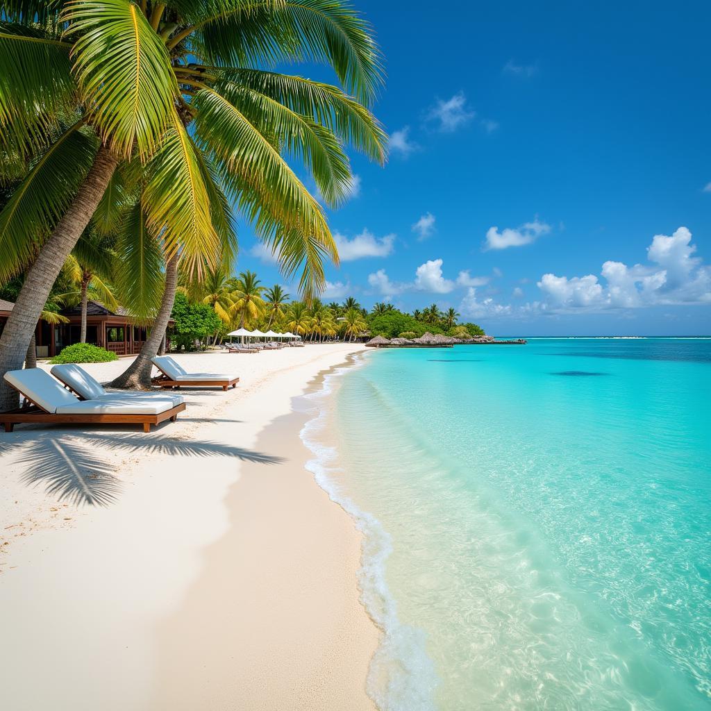 Beach view at The Byke Old Anchor Beach Resort & Spa