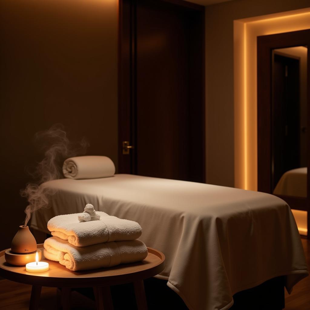 Luxury spa treatment room in Chandigarh