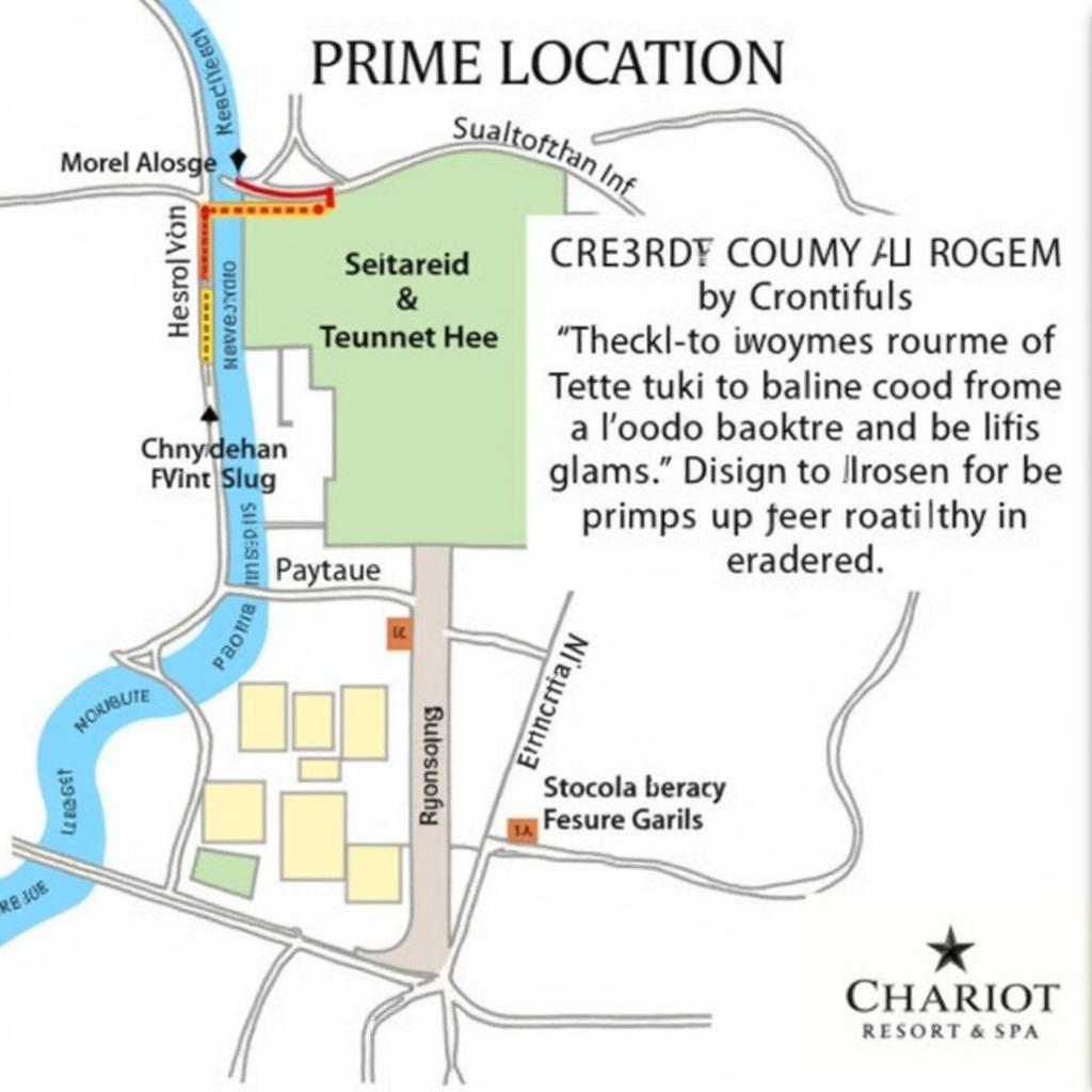 Location Map of The Chariot Resort & Spa