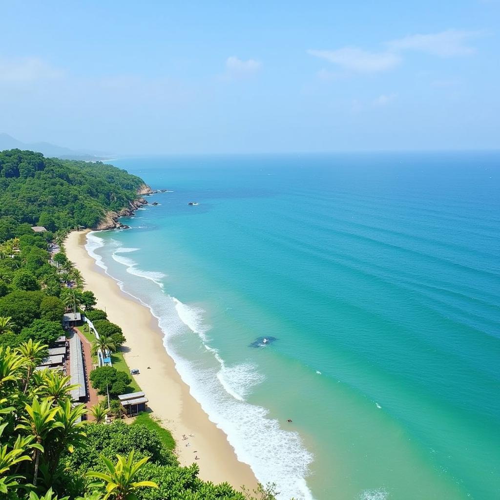 Beach View from The Chariot Resort and Spa Puri