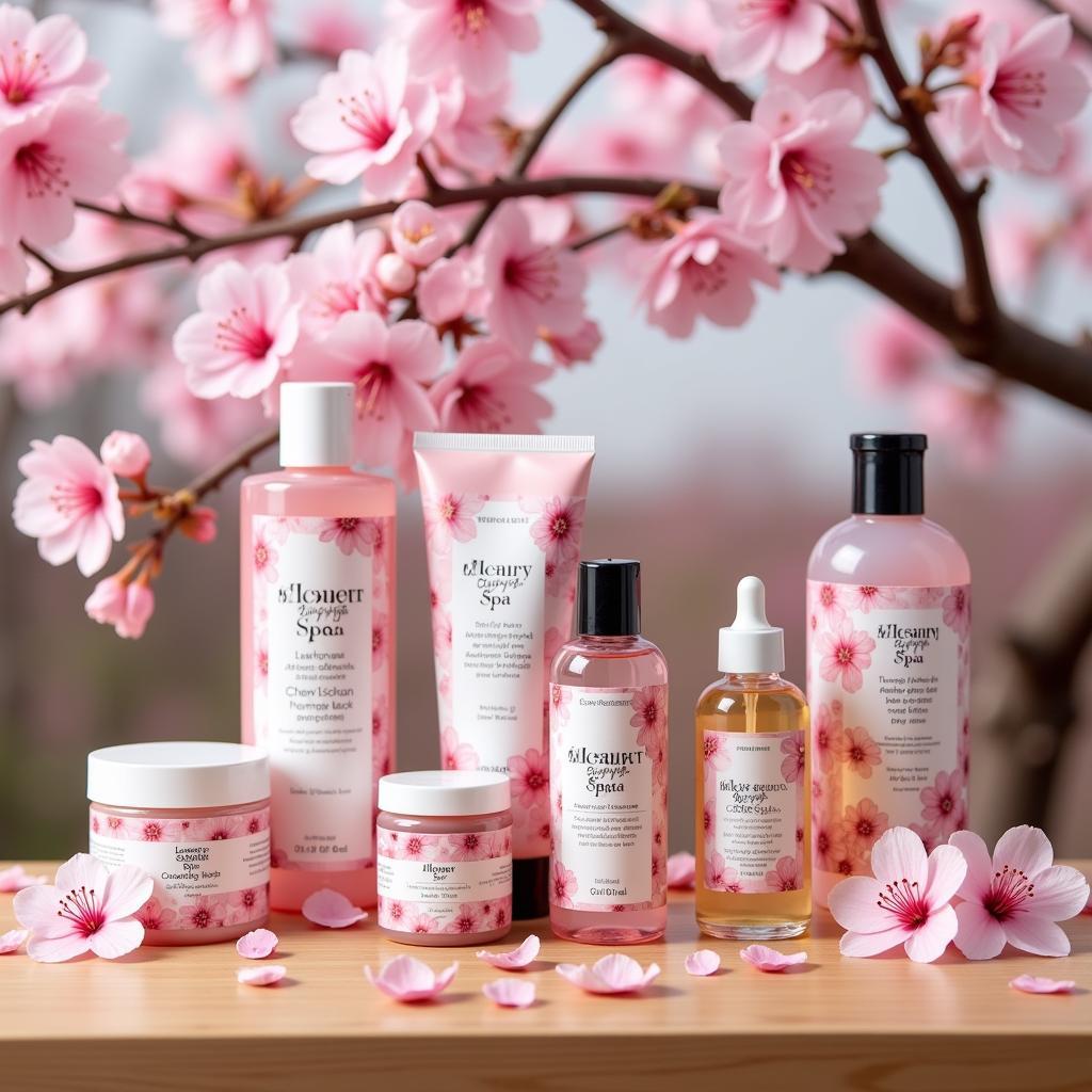 Cherry Blossom Spa Products