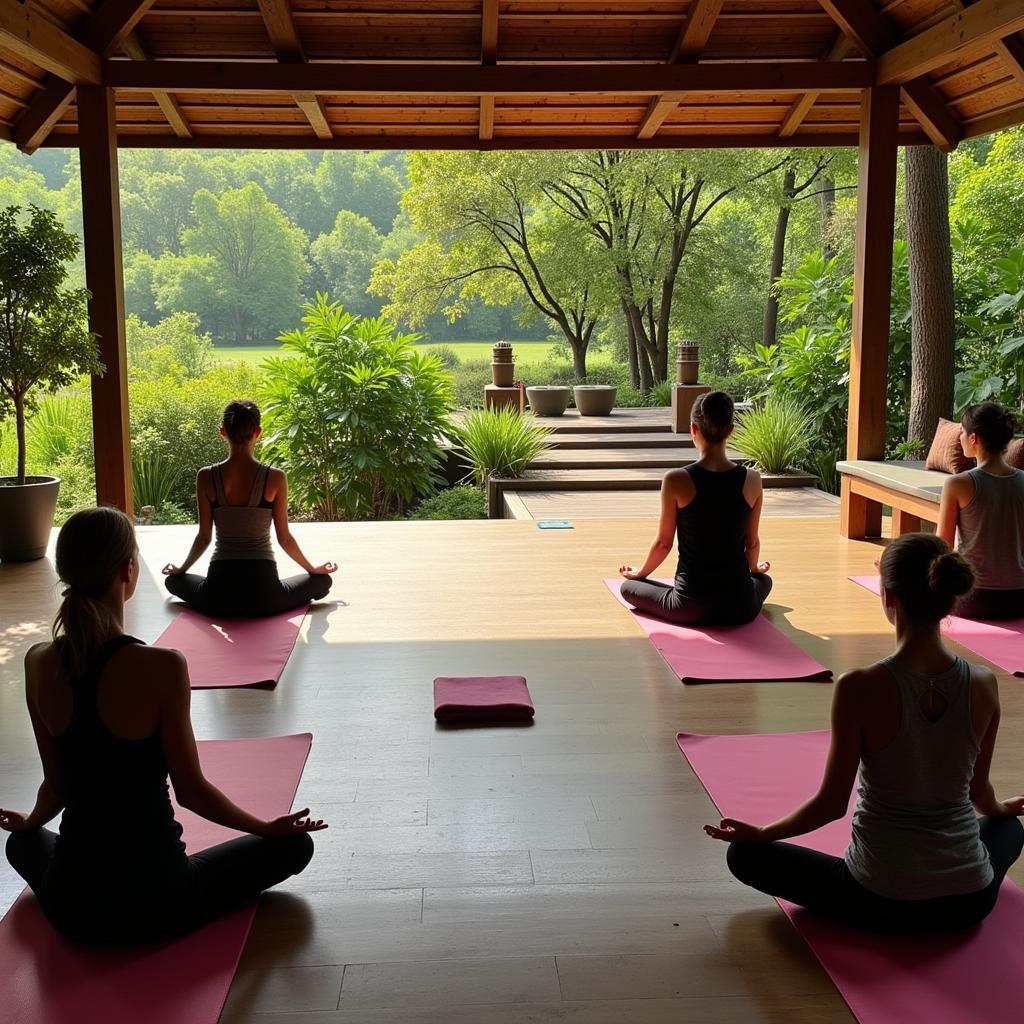 Yoga and Meditation at Cloud Mist Resort and Spa