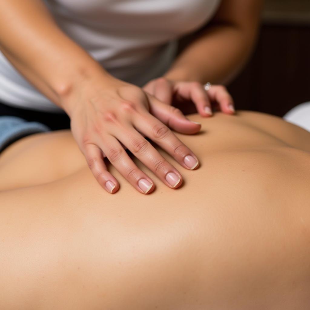 Massage therapy at a CMC Spa