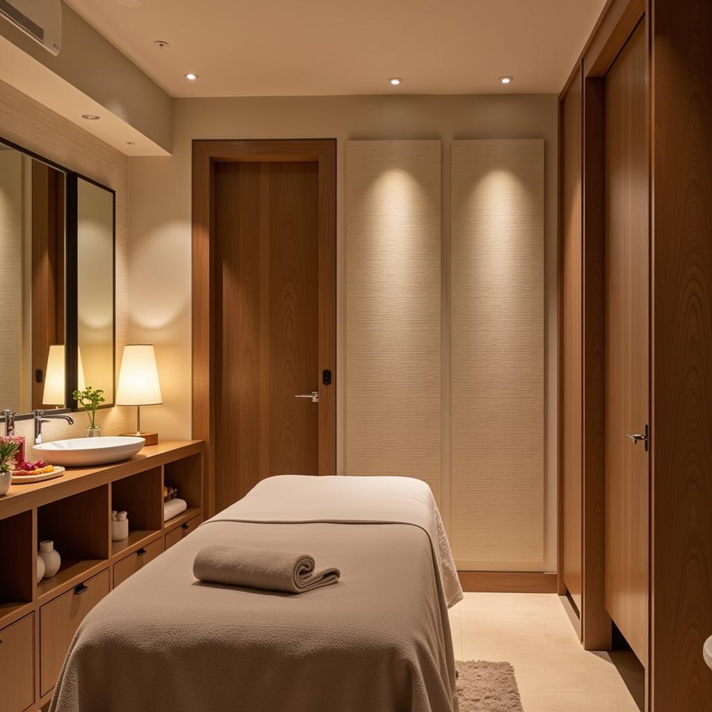 Serene Spa Treatment Room in Colaba