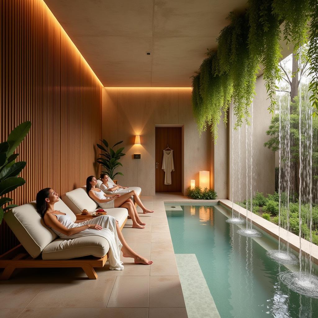 Tranquil Cologne Spa Relaxation Area