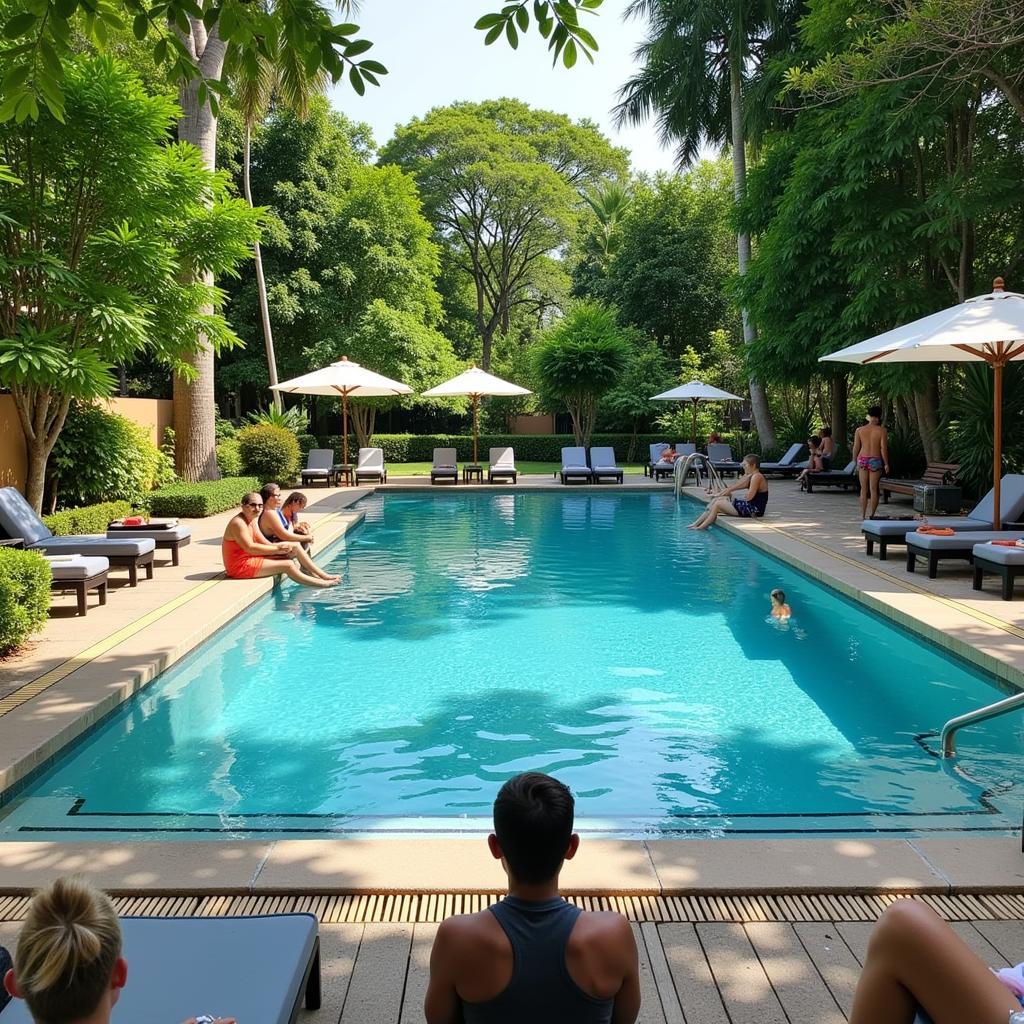 Relaxing Pool Area at Divalux Resort