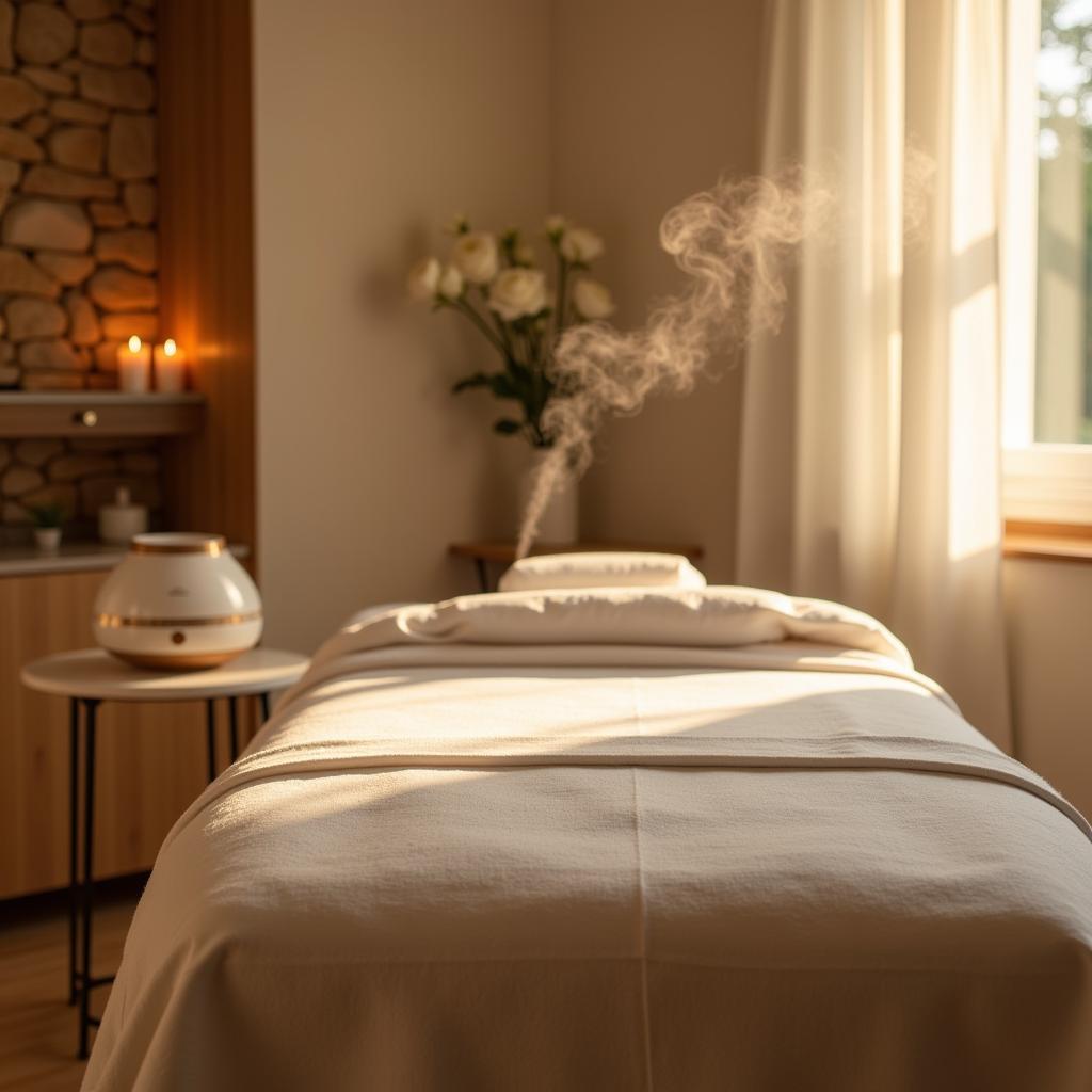 Relaxing Spa Treatment Room at Duva & Spa