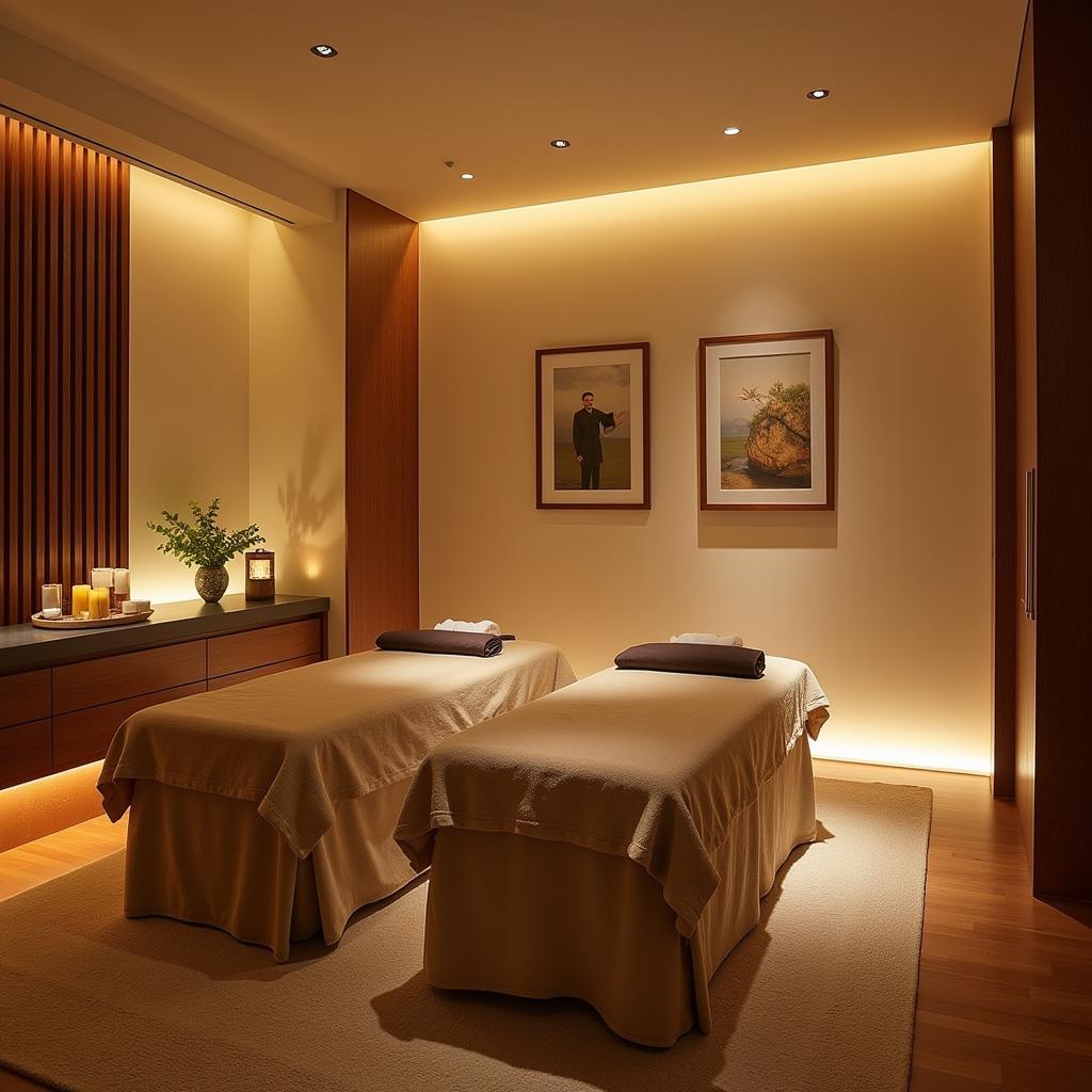 Soothing Massage Room at Eden Spa