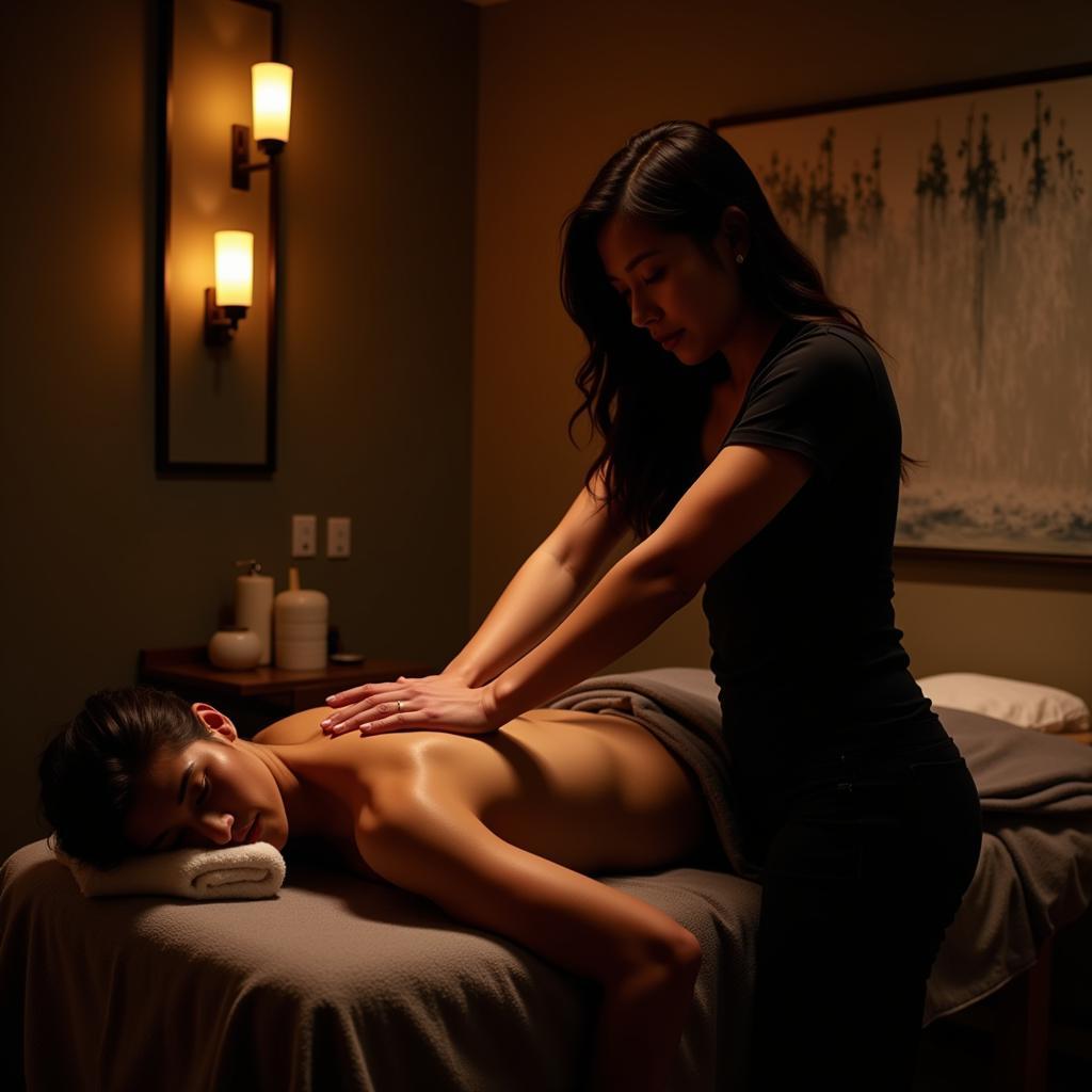 Massage Therapy at Elision Day Spa