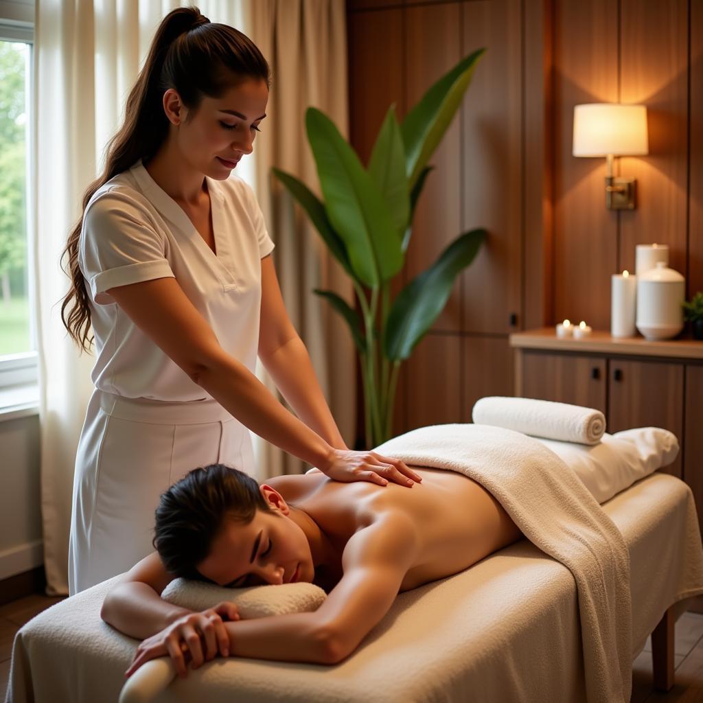 Relaxing Massage Therapy at an Elite Luxury Spa