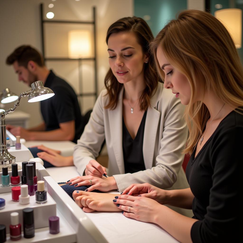 Manicure and Pedicure at Eve Salon and Spa