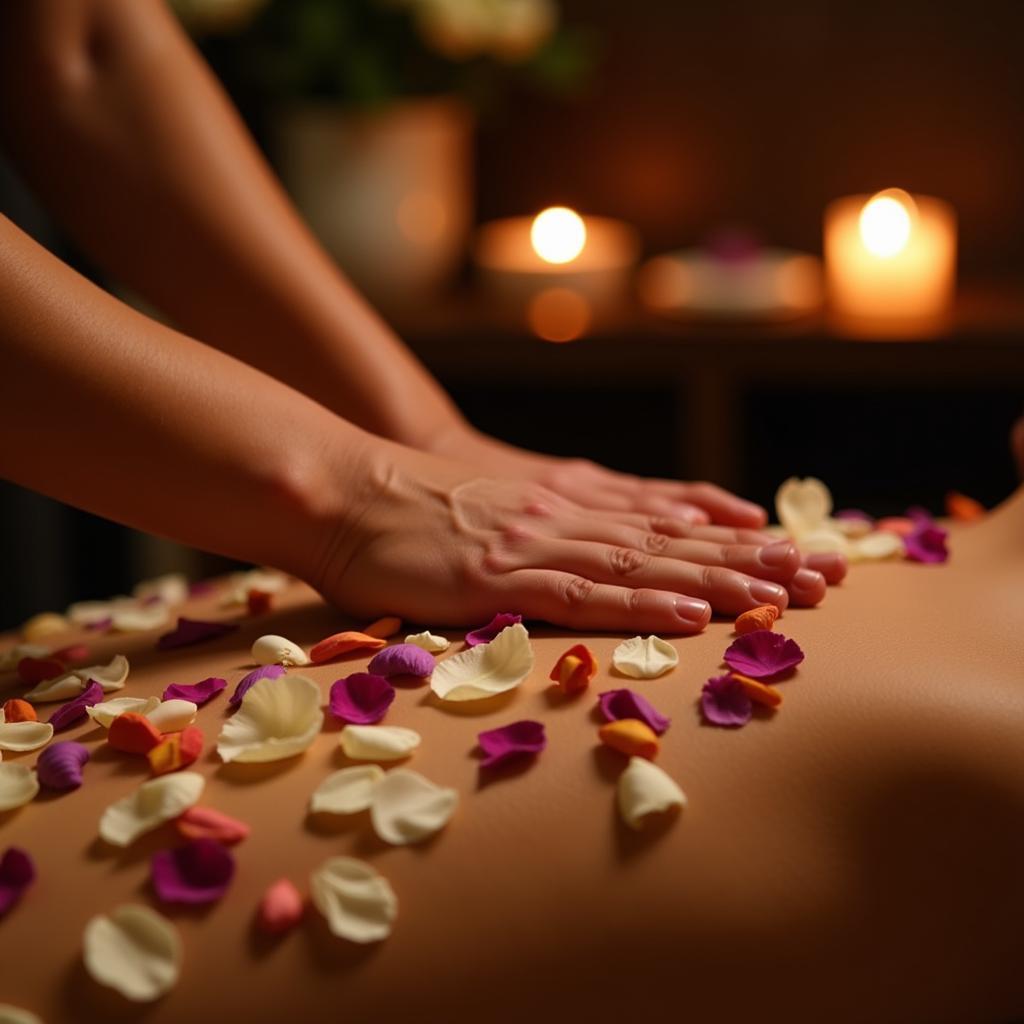 Flower Spa Aromatherapy Massage